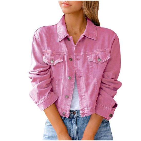 Veste en jean longue pas cher deals