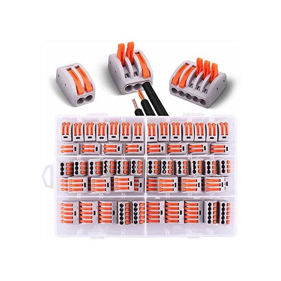 Bornes de Connexion Automatique, Alled 60pcs Connecteurs de Fils — free download
