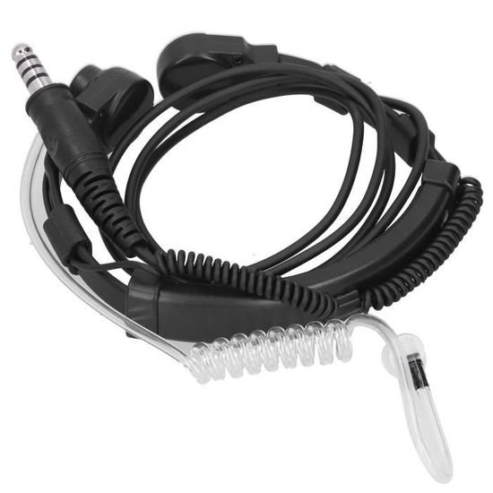 HURRISE Gorge Sans Fil Écouteur Talkie Walkie, Microphone De Gorge