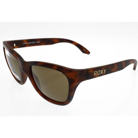 ROXY MINKA MARRON Femme Indice 3 Marron, Ecaille Achat / Vente de soleil Femme