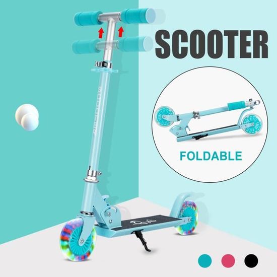 Trottinette évolutive 2 à 8 Ans Porteur Draisienne Trottinette 3 En 1