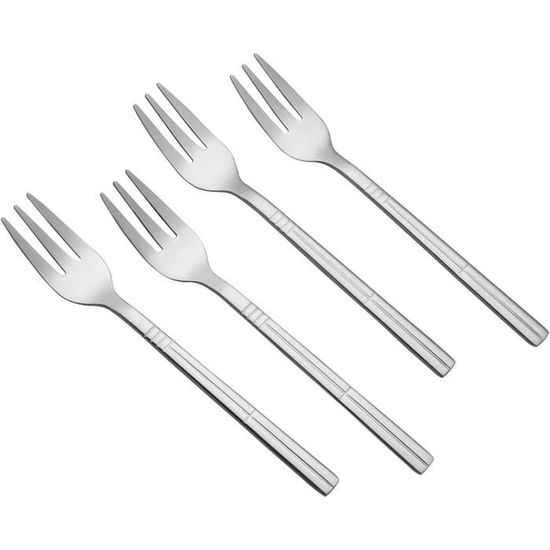 Lot De 12 Fourchettes à Gâteau - Inox Rostfrei - Argentées - Occasion