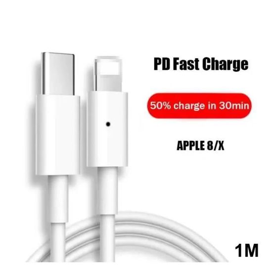 Cable USB-C Lightning 2m pour iPhone 14/14 PLUS/14 PRO/13/13 PRO/13 PRO  MAX/SE 2022/12/12 MINI/12 PRO/11 PRO/11 PRO MAX Phonillico® - Cdiscount  Téléphonie
