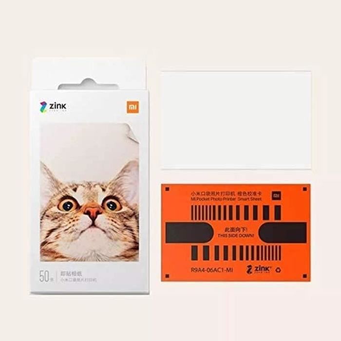 Mini Imprimante De Poche Xiaomi + Papier – Technologie Zink, Portable, Neuve