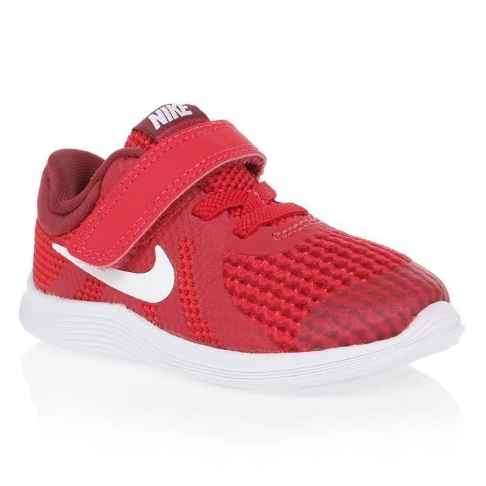 bas nike rouge