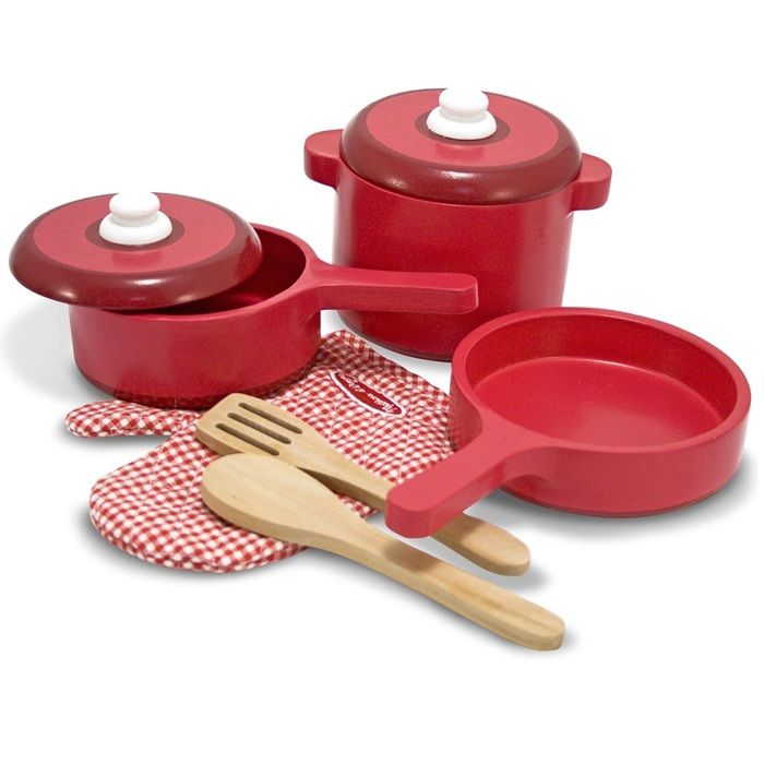 Melissa Doug Wooden Kitchen Accessory Set Impo…