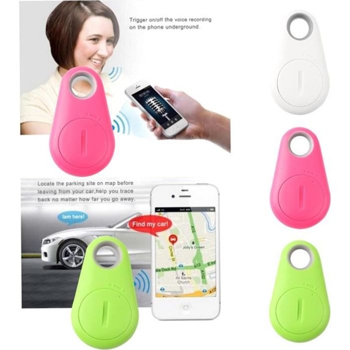 Puce Bluetooth 4.0 traceur Localisateur GPS Tag alarme Wallet Key Pet Dog Finder