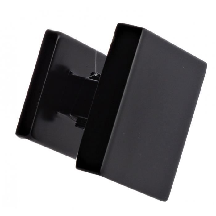 Bouton de Tirage KLOSE besser Noir Epoxy Carré