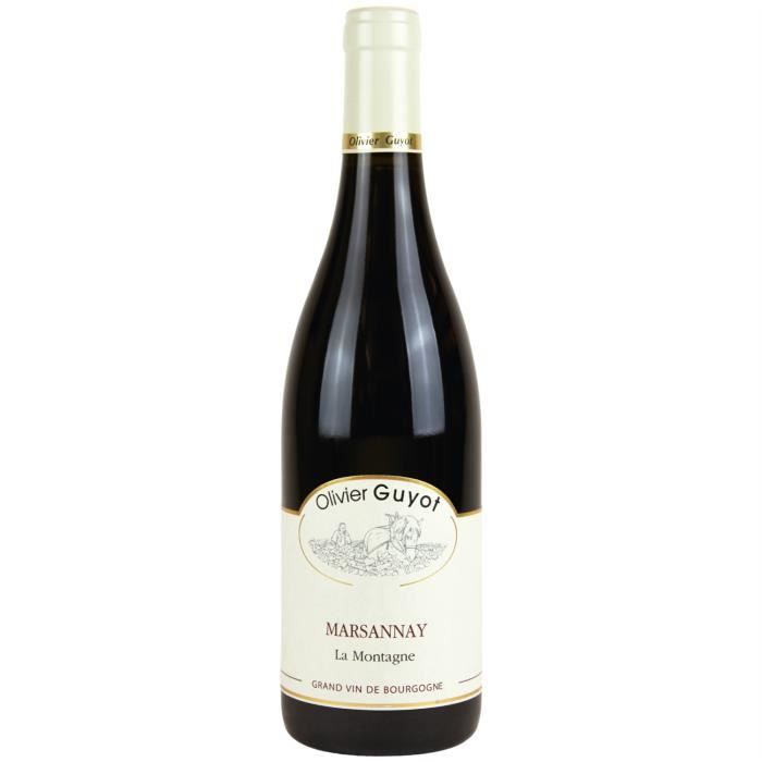 Marsannay La Montagne Rouge 2017 - 75cl - Domaine Olivier Guyot - Vin AOC Rouge de Bourgogne - Cépage Pinot Noir