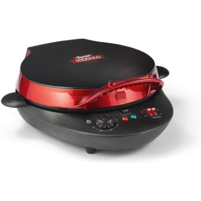 Tarte Modulo Premium – Appareil de Cuisson Multifonctions Coloris Noir et Rouge