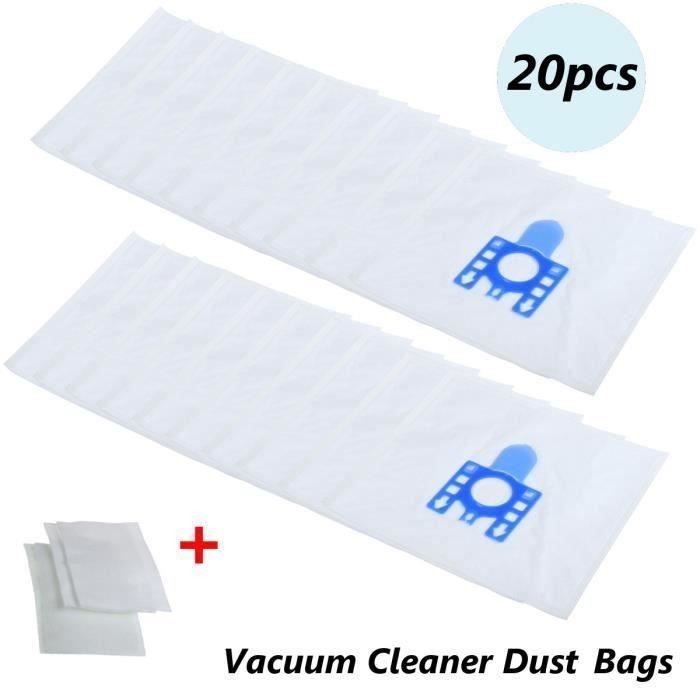 NEUFU 20x Sacs de Poussière Aspirateur Micro Filtration d'Aspirateur + 4 Filtres Pour MIELE FJM
