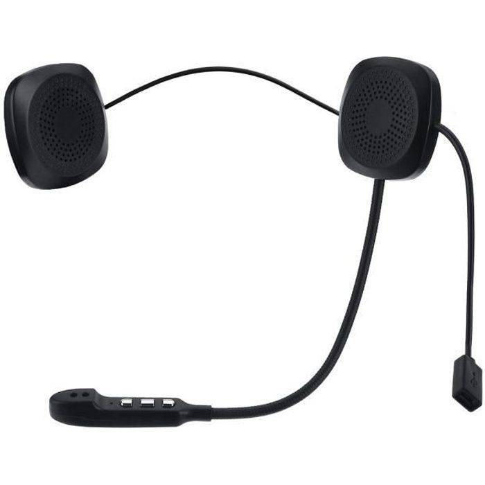 Ecouteur Casque bluetooth Sans Fil Siri Pour Moto Scooter Helmet Kit Mains Libre