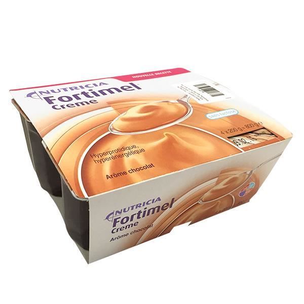 Nutricia Fortimel Crème 2 kcal Arôme Chocolat 4 x 200g