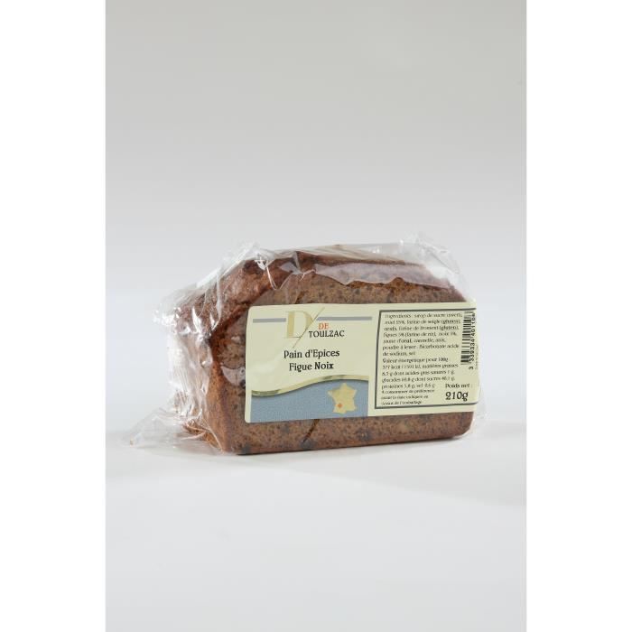 Pain d'épices figue et noix 210g special foie gras