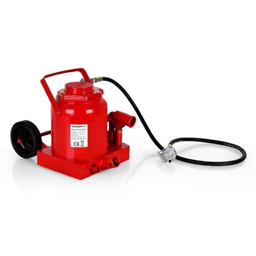 EBERTH Cric bouteille hydraulique et pneumatique 50T hydropneumatique réparation auto levage garage atelier voiture