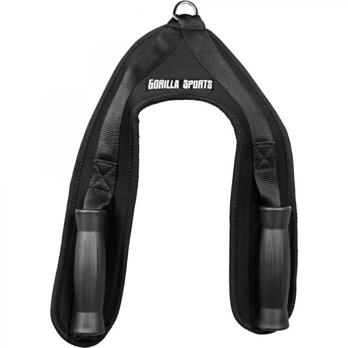 Gorilla Sports Harnais à abdominaux en nylon et néoprène