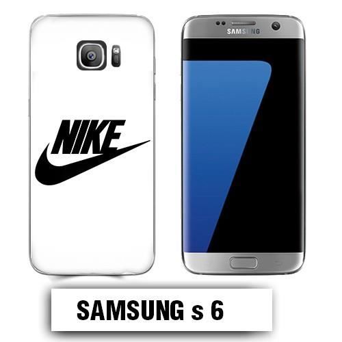 Coque Samsung S6 logo NIKE Blanc