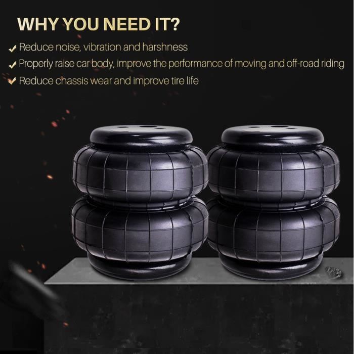 maXpeedingrods Paire air Suspension pneumatique standard 2500 lb 1/2 \