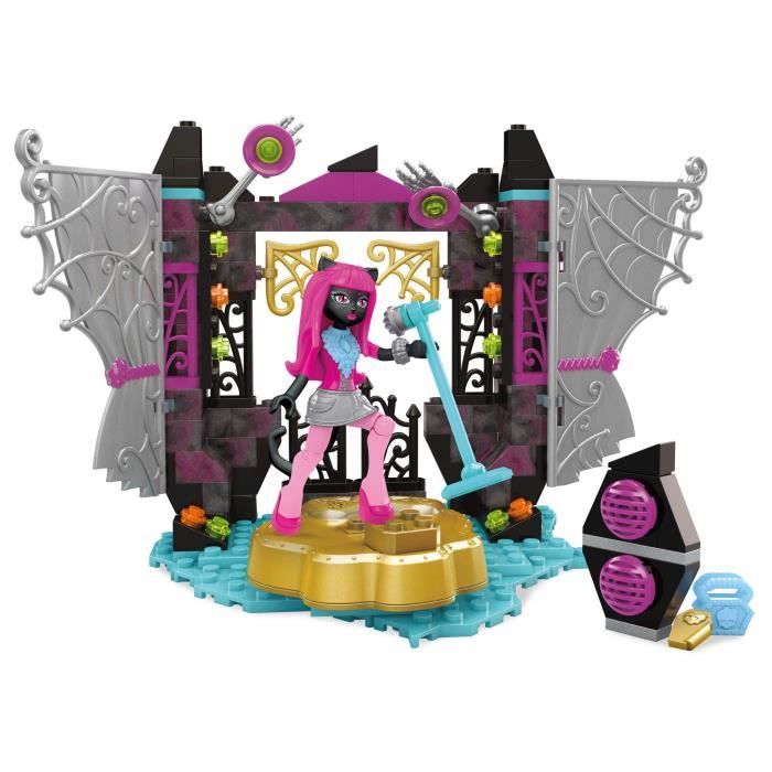 MEGA BLOKS Mega Construx Monster High Catty Noir Stage Fright Building Set ZWLFS