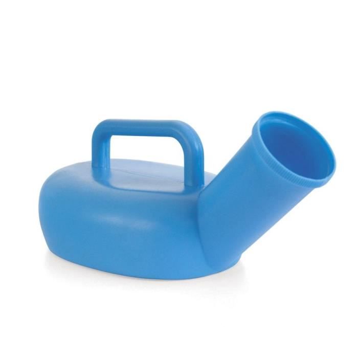 MILL'O SANTE Urinal pour homme - Plastique PP - Bleu - 0,09 kg