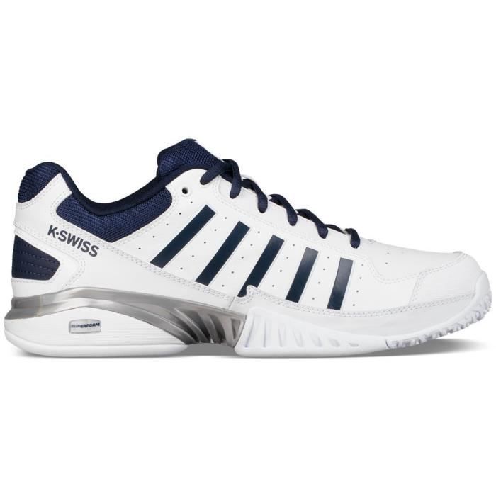 Chaussures de tennis K-Swiss receiver 4 omni - blanc/bleu marine - 42