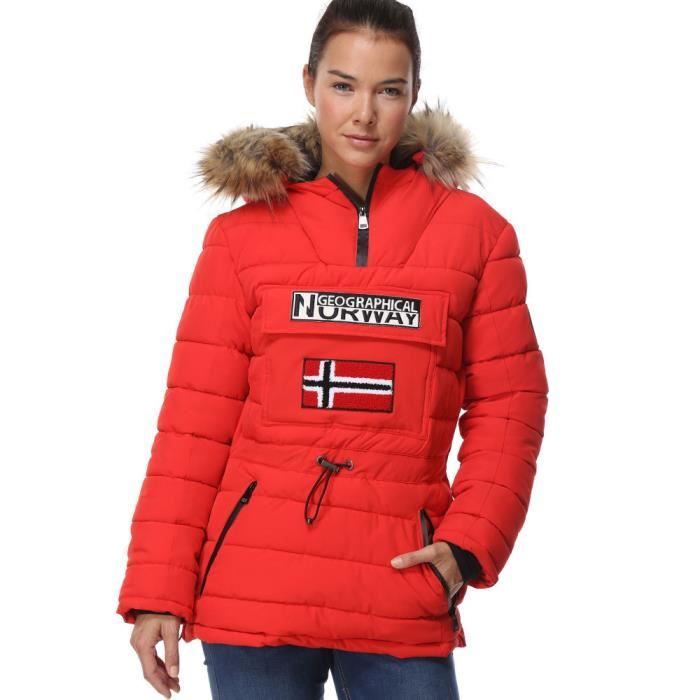 GEOGRAPHICAL NORWAY Doudoune BOONSHINE Rouge - Femme