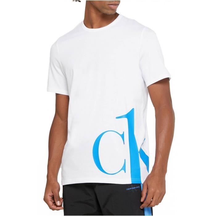 Tee shirt stretch à gros logo - Calvin klein - Homme