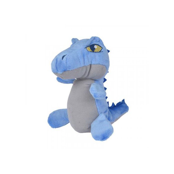 Peluche Dinosaure Mosasaure Assis Bleu 17 cm - Dino - Doudou Enfant - Jurassic World - Nouveaute