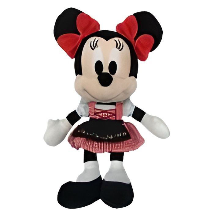 Peluche - Mickey Mouse - Minnie Bavière 25cm