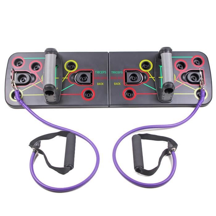 Support de push-up panneau de push up multifonctionnel pliable d'entraînement d'entraînement supports de fitness équipement de fitne