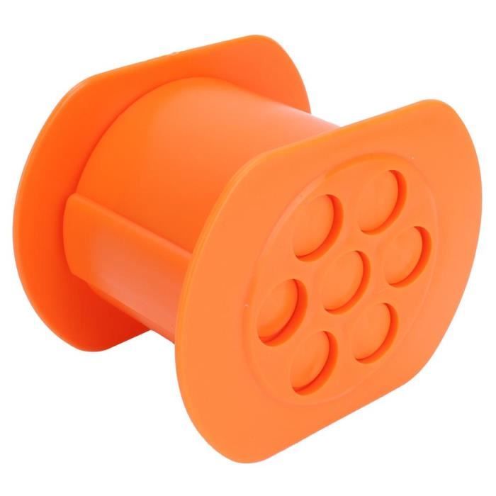 Qiilu Fabricant de hot-dog Orange Hot Dog Maker bandes de viande nouilles boulettes de viande pressoir bricolage Gadgets de cuisine