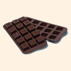 Moule silicone 15 chocolats Cubes