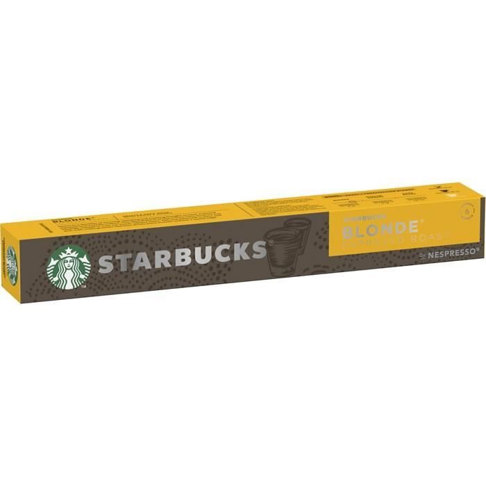 Starbucks - Capsules de café espresso Blonde 10 capsules