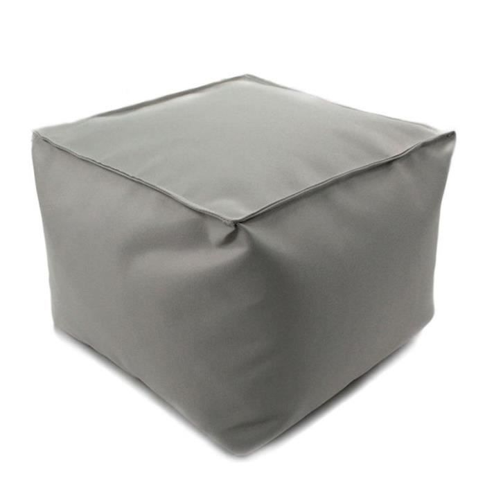 Pouf CARRÉ Intérieur-Extérieur (30x30x25cm) Taupe