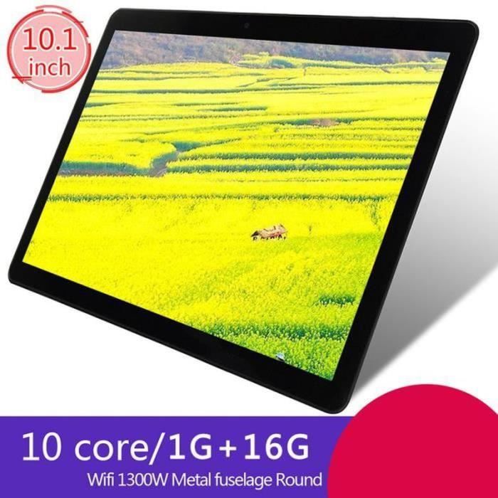 SH34283-10.1- Tablette Tactile PC Android 8.0 dix core - 1+16G - double carte SIM - noir