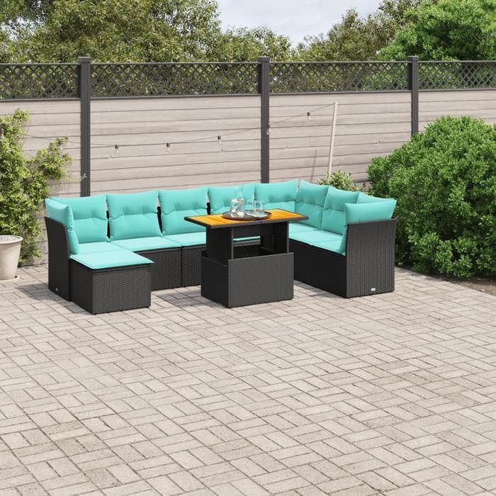 Salon de jardin 10 pcs - vue 4