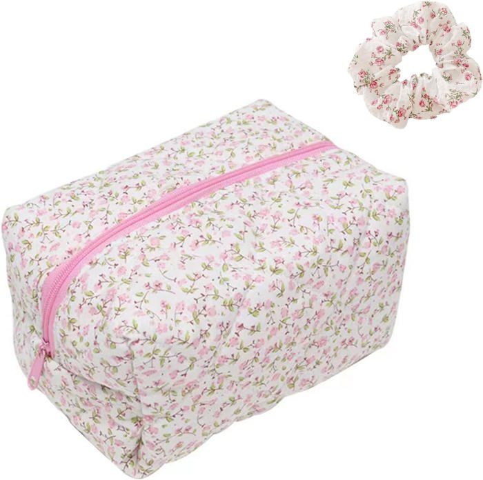 IGOLUMON Lot De 2 Trousses De Toilette Femme - Grande Capacité Imperméable Gris Avec Sac Amovible