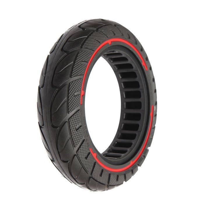Pneu solide caoutchouc 10x2.5 60/ 70-6.5 pour pneu nid d'abeille