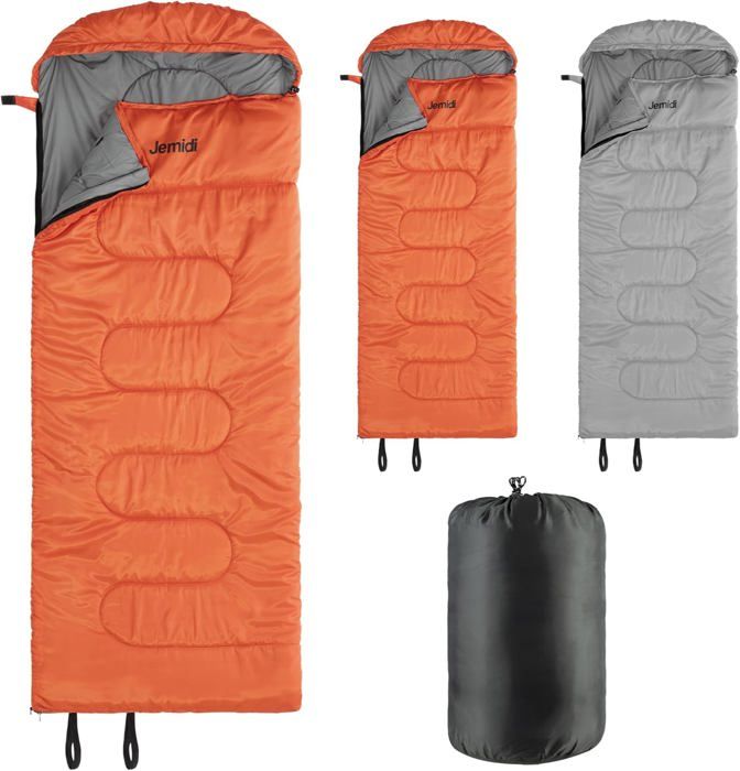 Sac De Couchage Adulte JEMIDI - 1 Personne 220x80x10cm - 4 Saisons Grand Froid