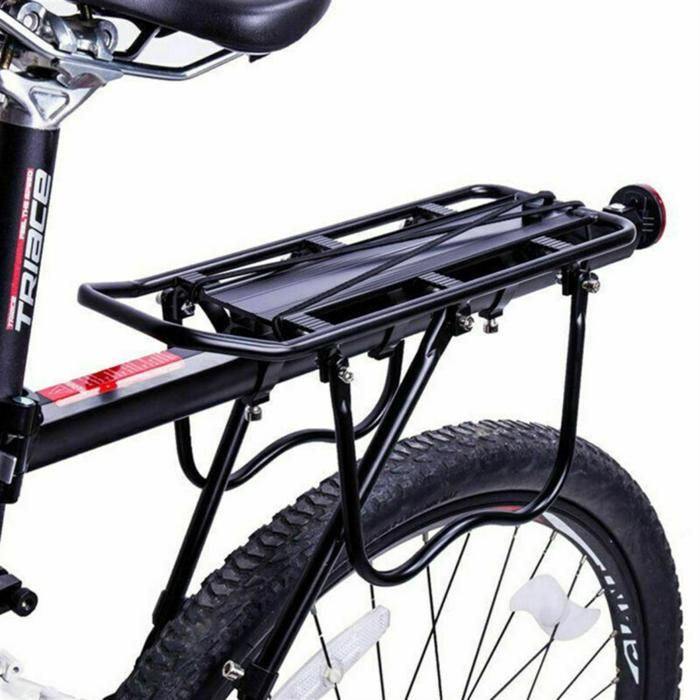 Porte-bagages Universel Pour Vélo - Fixation Sur Tige De Selle - Réglable, Support Jusqu'à 25 Kg - Alliage D'aluminium - 9