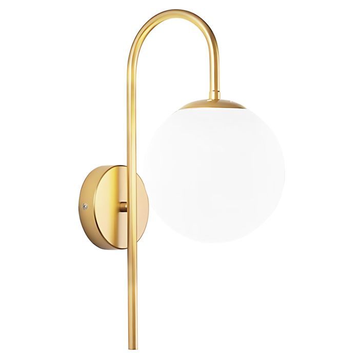 Applique Murale Toolight G091-1W Spot Murale Or Blanc 15X10X15Cm
