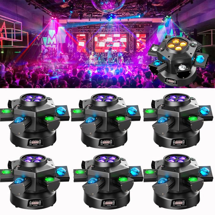 Lot De 20 Pinces Lumineuses DJ Pliables 360° - Aluminium Noir - Pour Projecteurs Scène