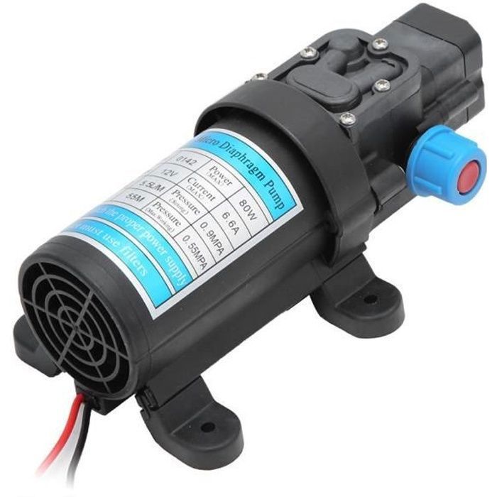 Pompe à eau électrique - ROM - DC 12V 80W - Auto-amorçante - Haute pression