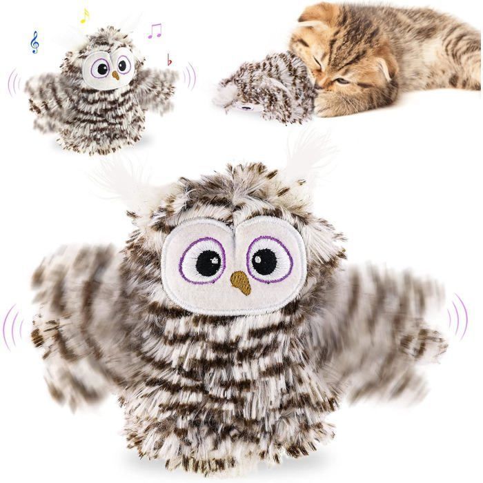 Comparer les prix de Jouets interactifs pour chats jouets pour chats avec ailes battantesjouets pour chats avec sons et grincements ODIPIE