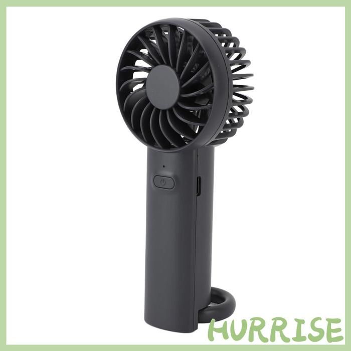 Garosa Ventilateur portatif Ventilateur portable avec crochet batterie rechargeable silencieuse à electromenager Gris foncé - Garosa