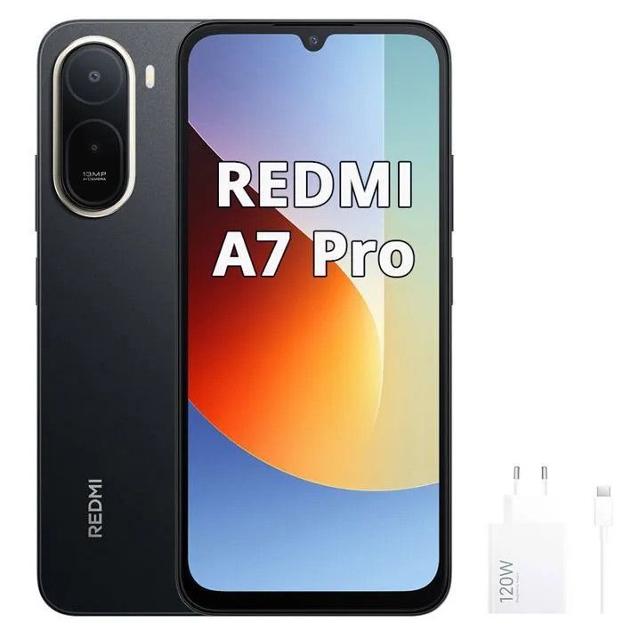 Smartphone Xiaomi Redmi A7 Pro 69 Double Nano SIM 128 Go (Couleur: Noir)