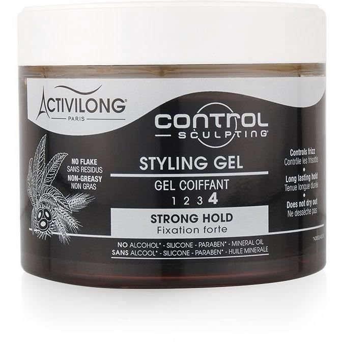 Activilong Control Sculpting Gel Coiffant Force 4 Fixation Forte Ricin et Proteines de Ble 300 ml