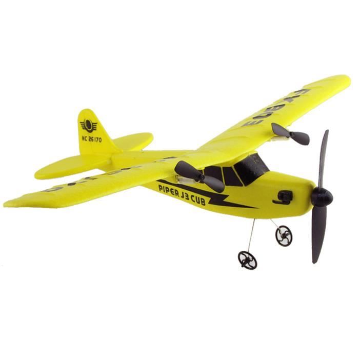 Cd 1089 Telecommande Rc Helicoptere Planeur Avion Planeur Ppe Foam 2 4 G Jouets Jaune Achat Vente Drone Cdiscount