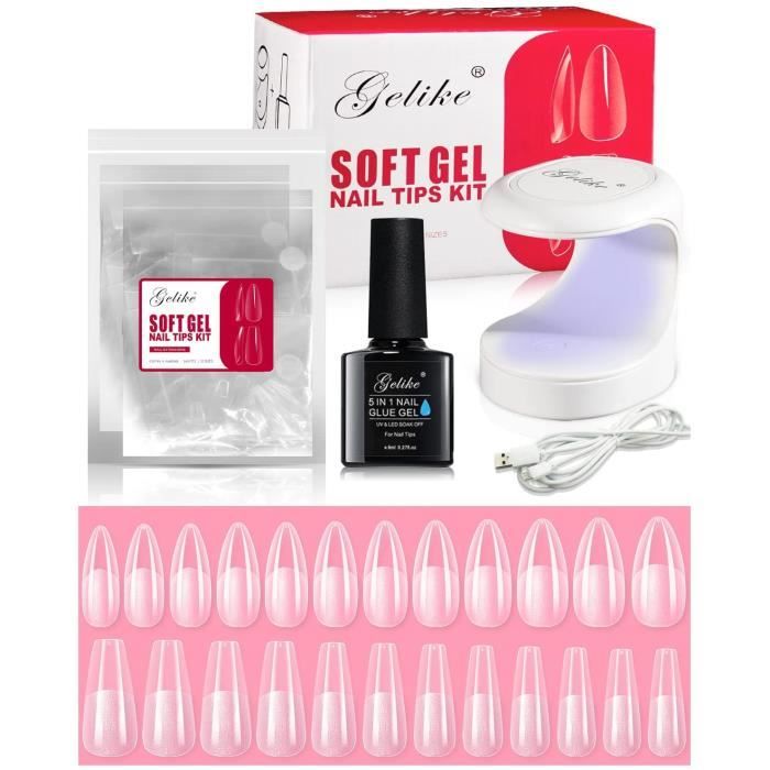 Kit Faux Ongles Nail Art 12 Capsules + Colle - Décor Léopard - Neuf