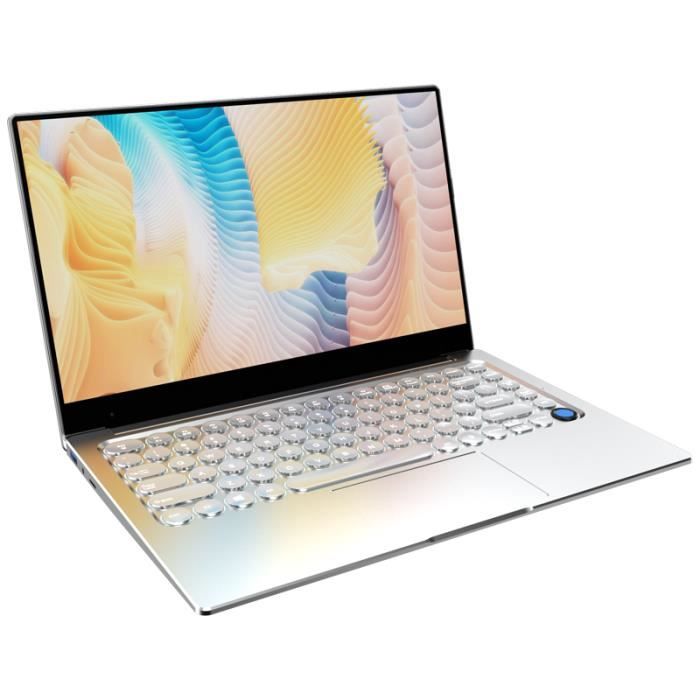 Top achat PC Portable TBao Ordinateurs Portables 14,1" Laptop TBOOK5 Pro Notebook, Intel® Celeron® 3867U, 8G DDR4, SSD 128G, 1920 *1080 IPS, Win10, Argent pas cher